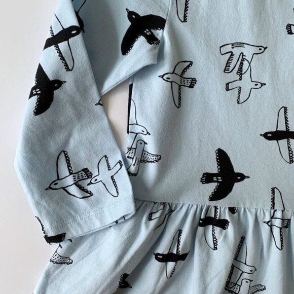 NWT Tea Collection Seabirds Skirted Staple Dress, size 2T - Picture 6 of 7